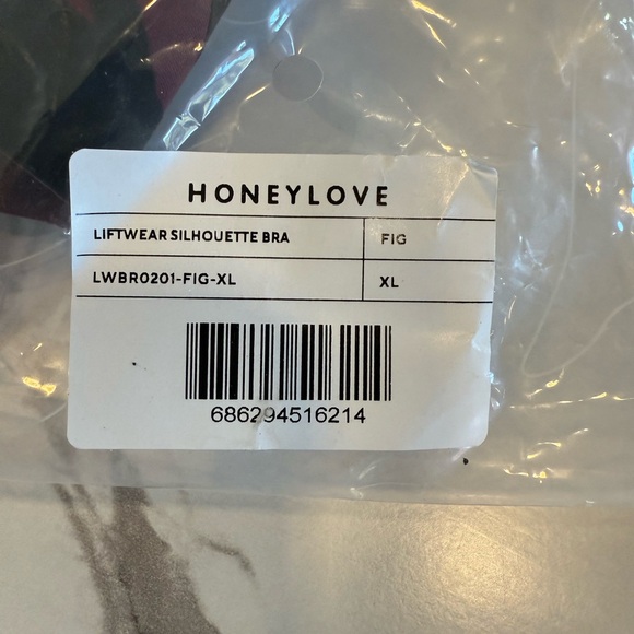 Honeylove Burgundy Silhouette Bra - Picture 4 of 11